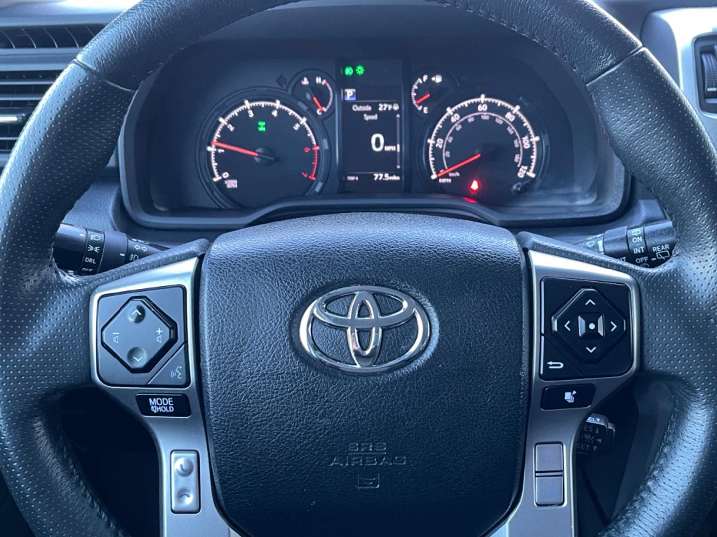 2021 Blue /charcoal cloth Toyota 4Runner SR5 4WD (JTEMU5JR4M5) with an 4.0L V6 DOHC 24V engine, 5A transmission, located at 1960 Industrial Drive, Wasilla, 99654, (907) 274-2277, 61.573475, -149.400146 - Photo#14